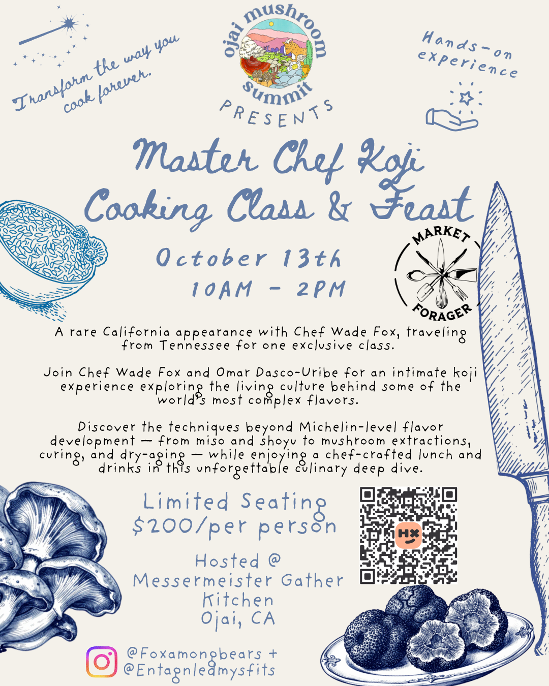 Koji Master Chef cooking class